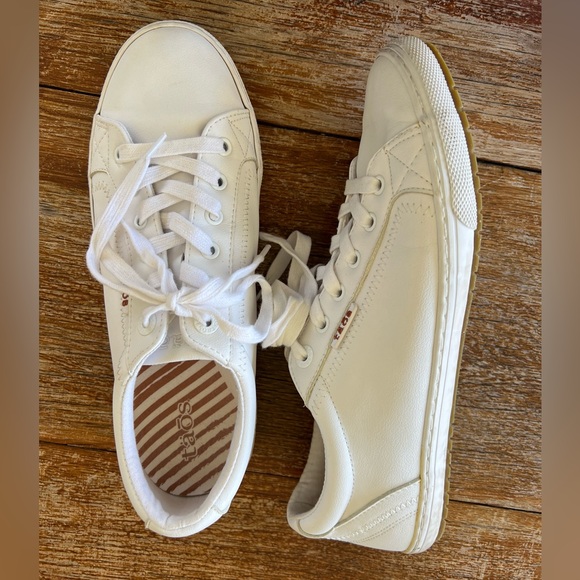 Taos Retro Star White Women’s Sneakers Low Top Size 10 - Picture 9 of 15
